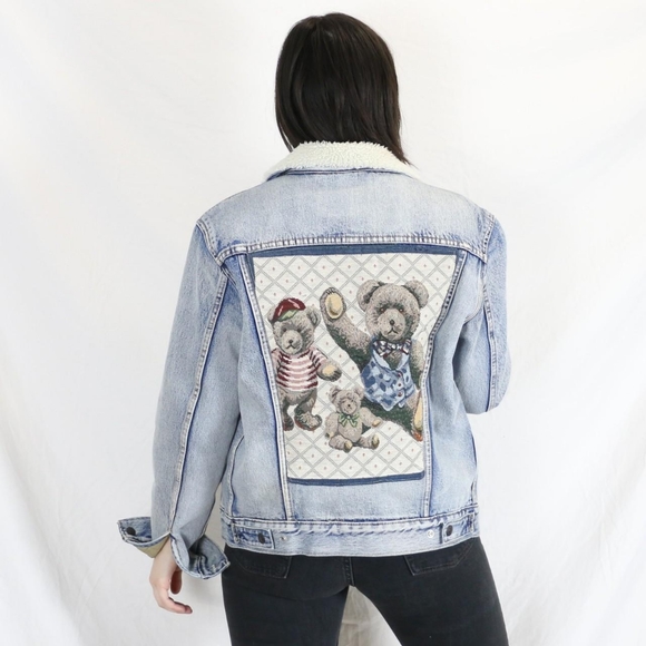 Teddy Bear Reworked Jacket 🧸 - Picture 3 of 4